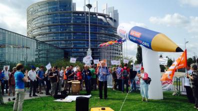 A Stop TTIP demonstration.